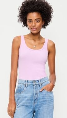 Set Of 4 | Old Navy Assorted First Layer Ribbed Tank Tops